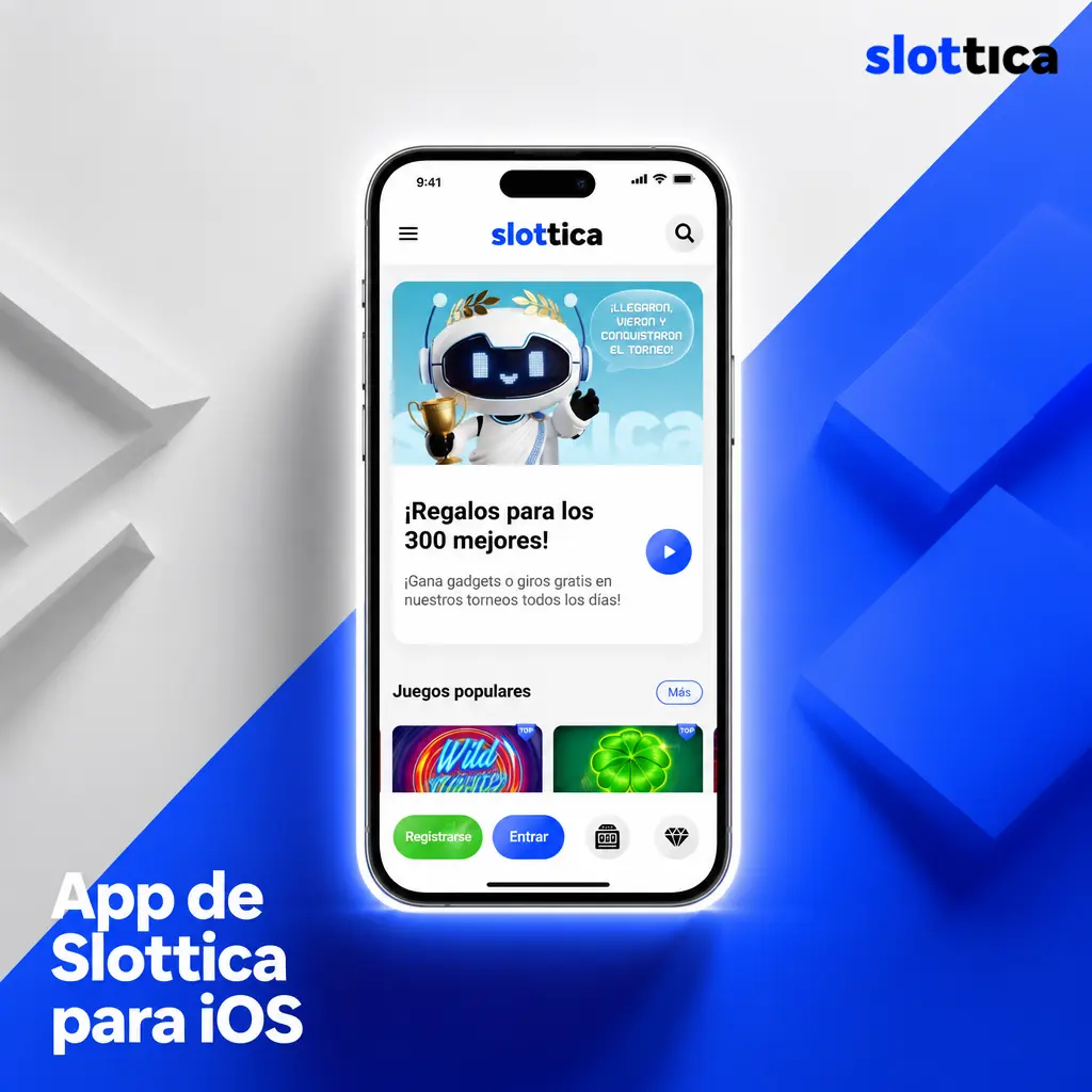 Acceso directo de Slottica en pantalla de inicio de iPhone, agregado desde Safari para jugar sin App Store.