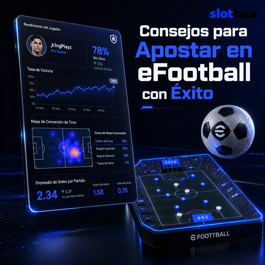 Consejos clave para apostar en eFootball: estilo de juego, tasa de victorias, parches de Konami y gestión de banca.